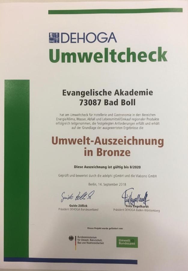 Evangelische Tagungsstaette Bad Boll Exteriör bild